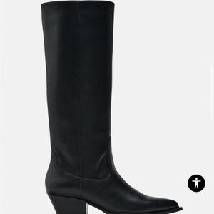 ZARA KNEE HIGH WESTERN BOOT